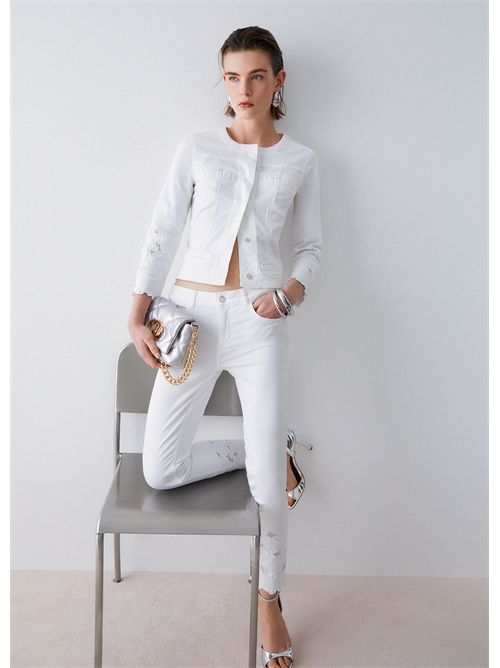 Pants woman white LIU JO | WA6260T367A/P9255